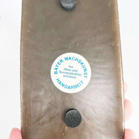 Rare Vintage Antique Bavarian Wax Relief Sculpture Rustic Primitive Folk Art - Picture 2 of 3